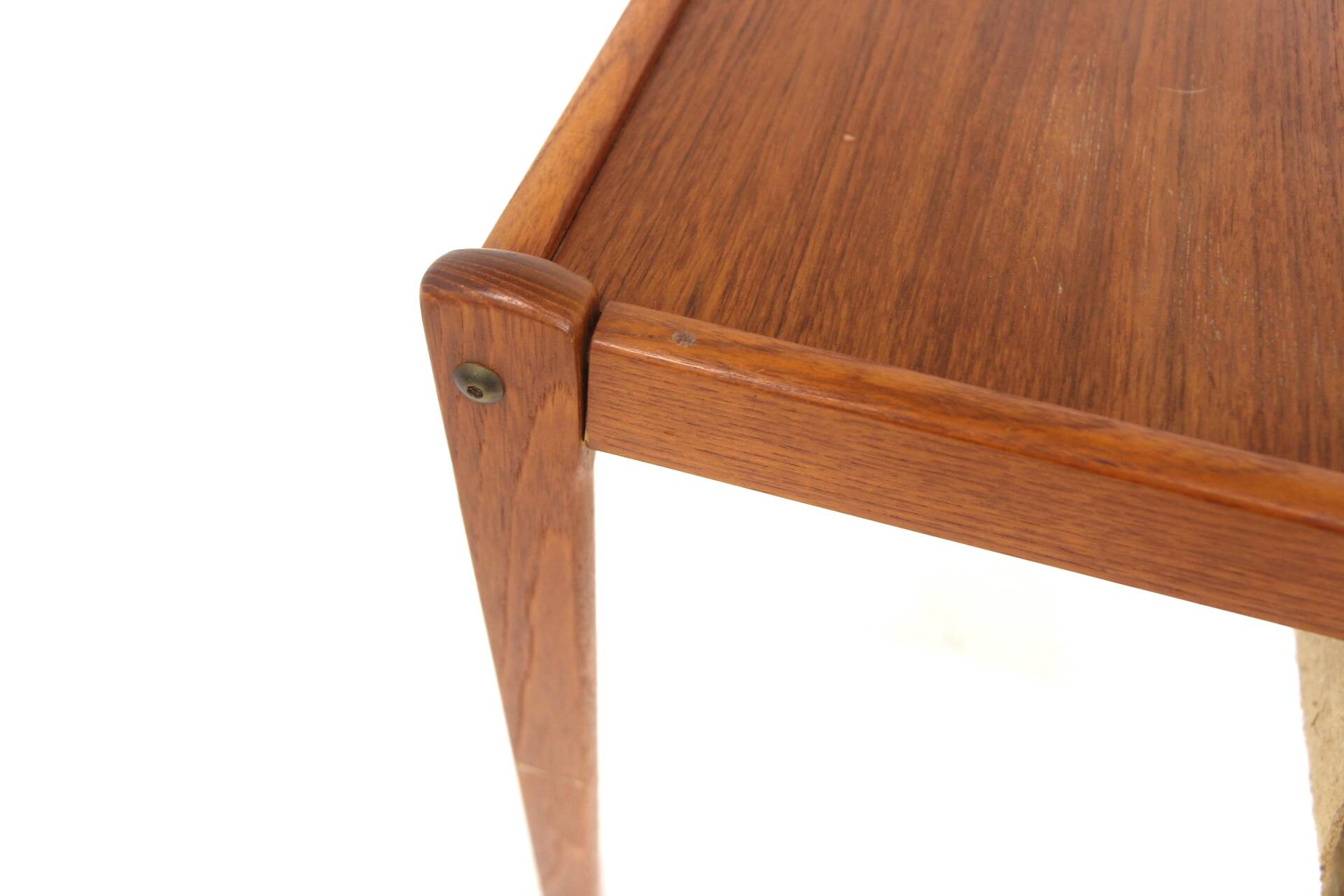 Scandinavian teak magazine rack, S.P Jensen, BRDR Furbo, Sweden, 1960