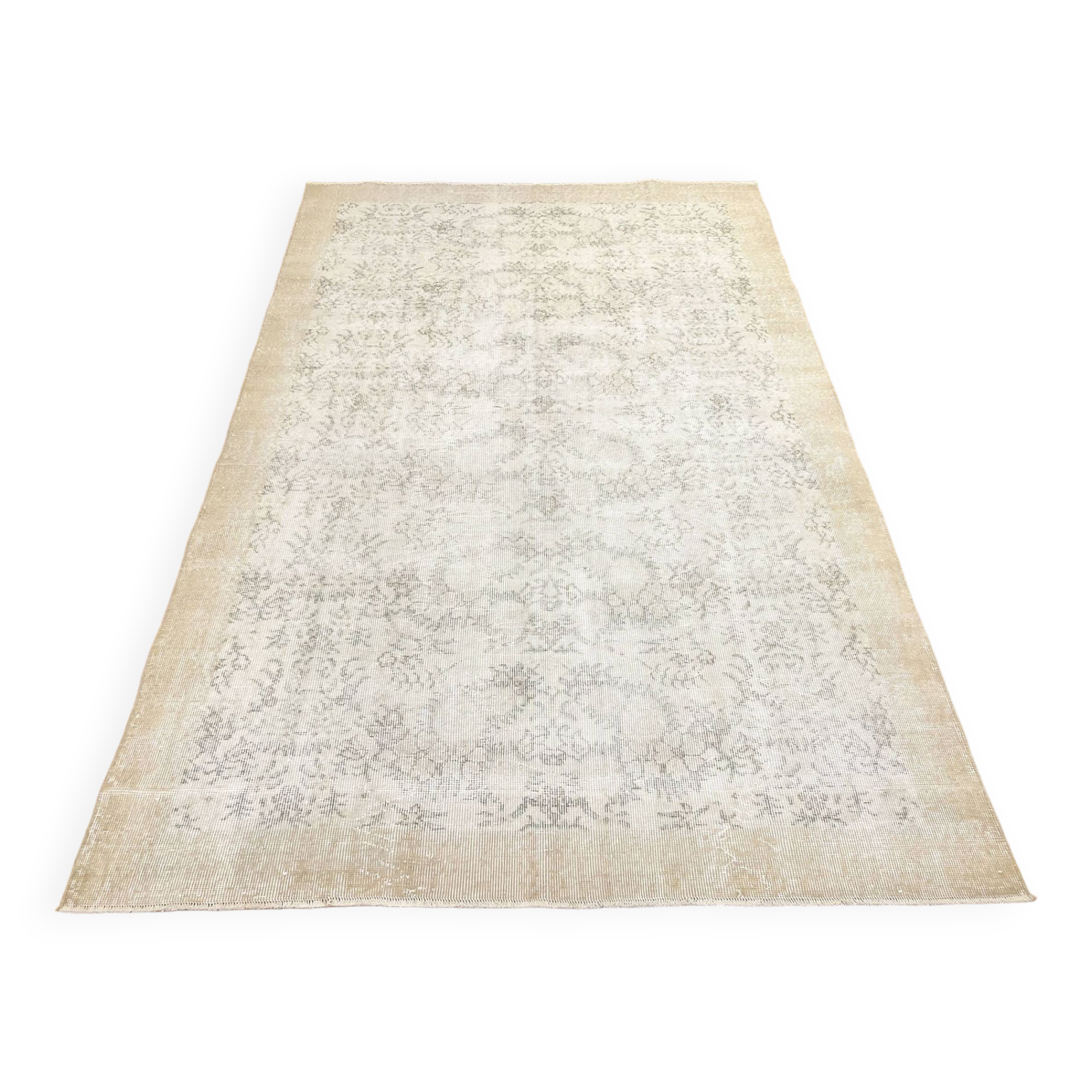 Handmade Floral Anatolian Turkish Rug