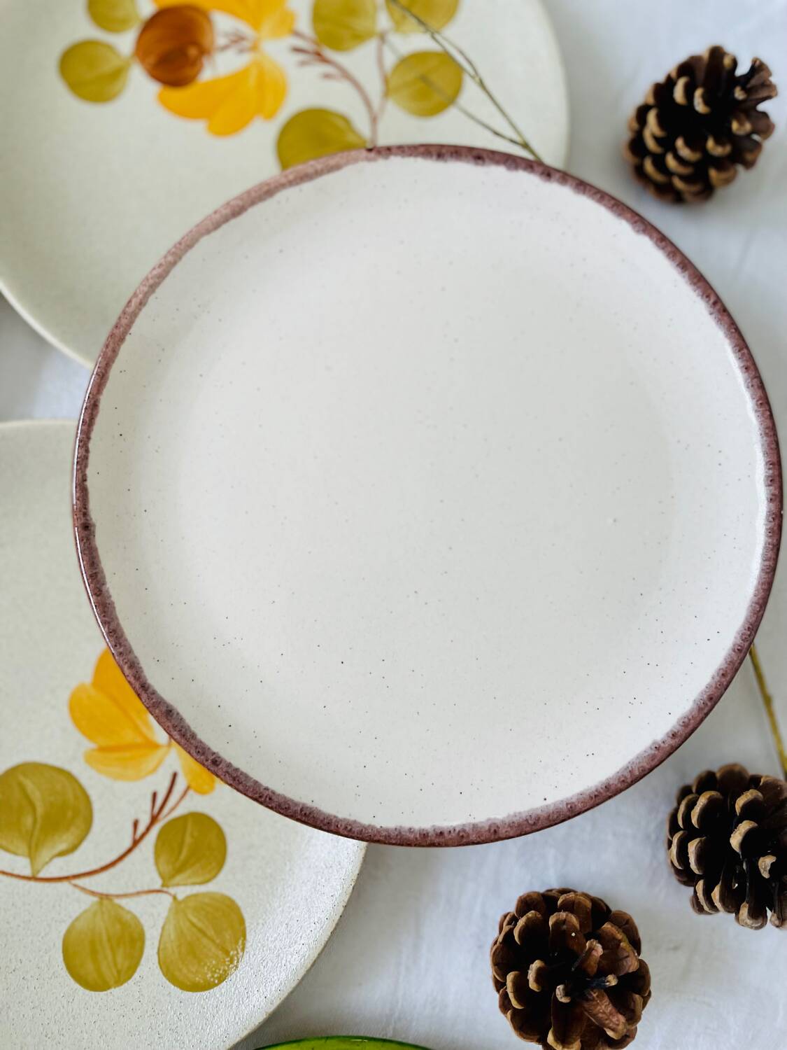 Set of 8 mismatched vintage dessert plates
