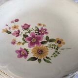 Set 11 Gien porcelain plates