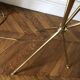 Vintage tripod side table lamp in brass from 1950 - 1960.