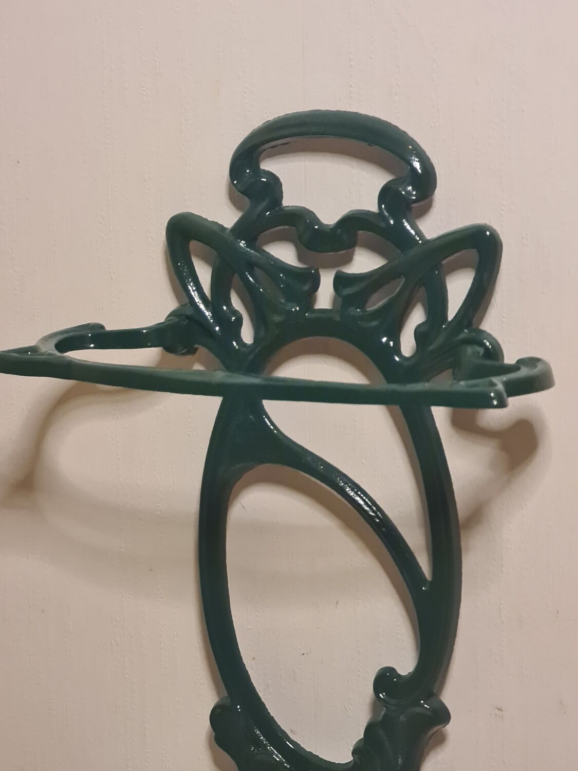 Umbrella door cast iron Art Nouveau early twentieth century