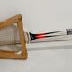 Vintage tennis racket slazenger and its wood frame