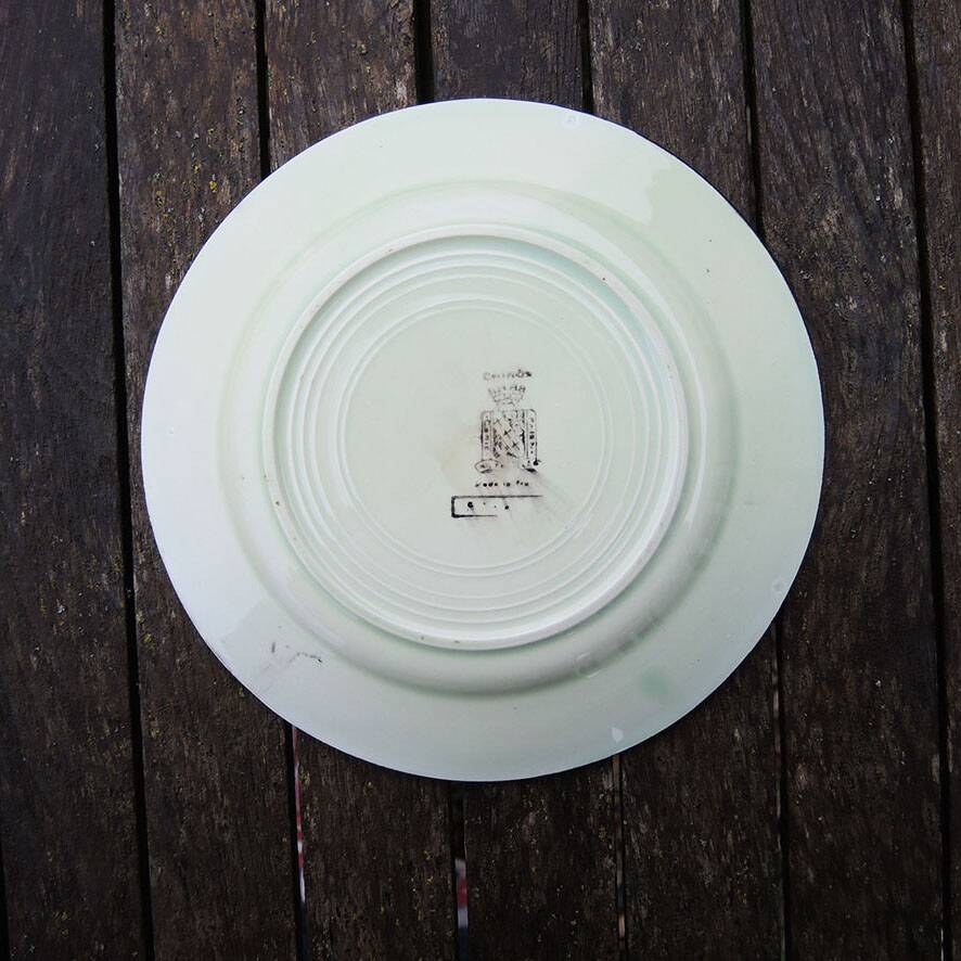 7 old dessert plates Niderviller – Chinon