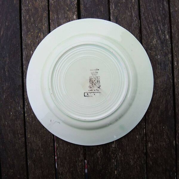 7 anciennes assiettes à dessert Niderviller – Chinon