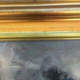 Painting on wood bouquet of flowers