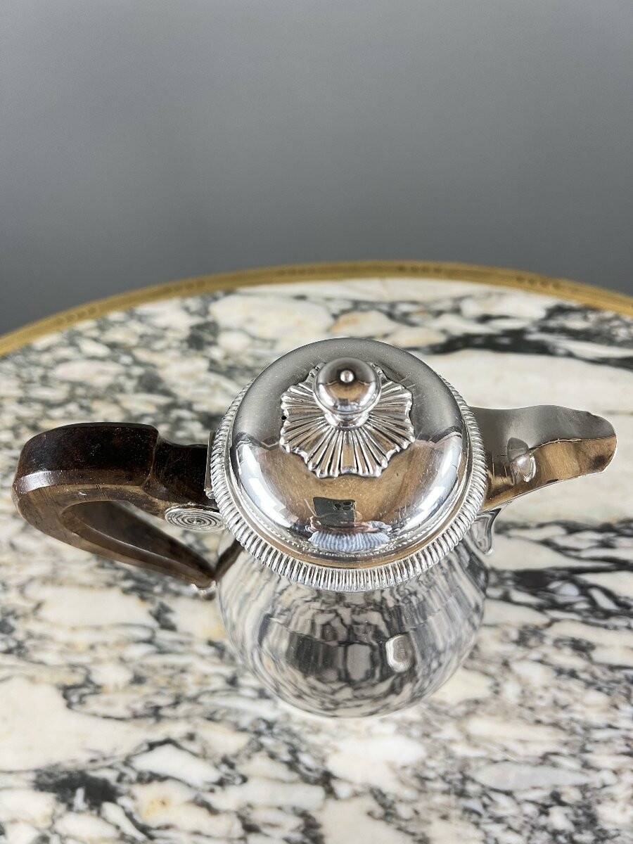 Christofle silver-plated tea and coffee set, Gallia collection