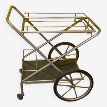 French Folding Serving Trolley/Bar Trolley, from the 1970s