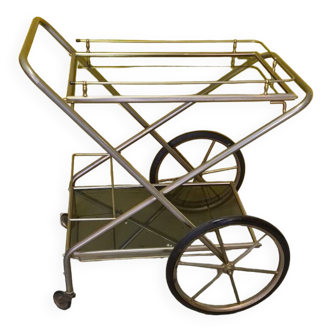 French Folding Serving Trolley/Bar Trolley, from the 1970s