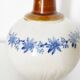 Saint Uze small vase / jug earthenware steel clay