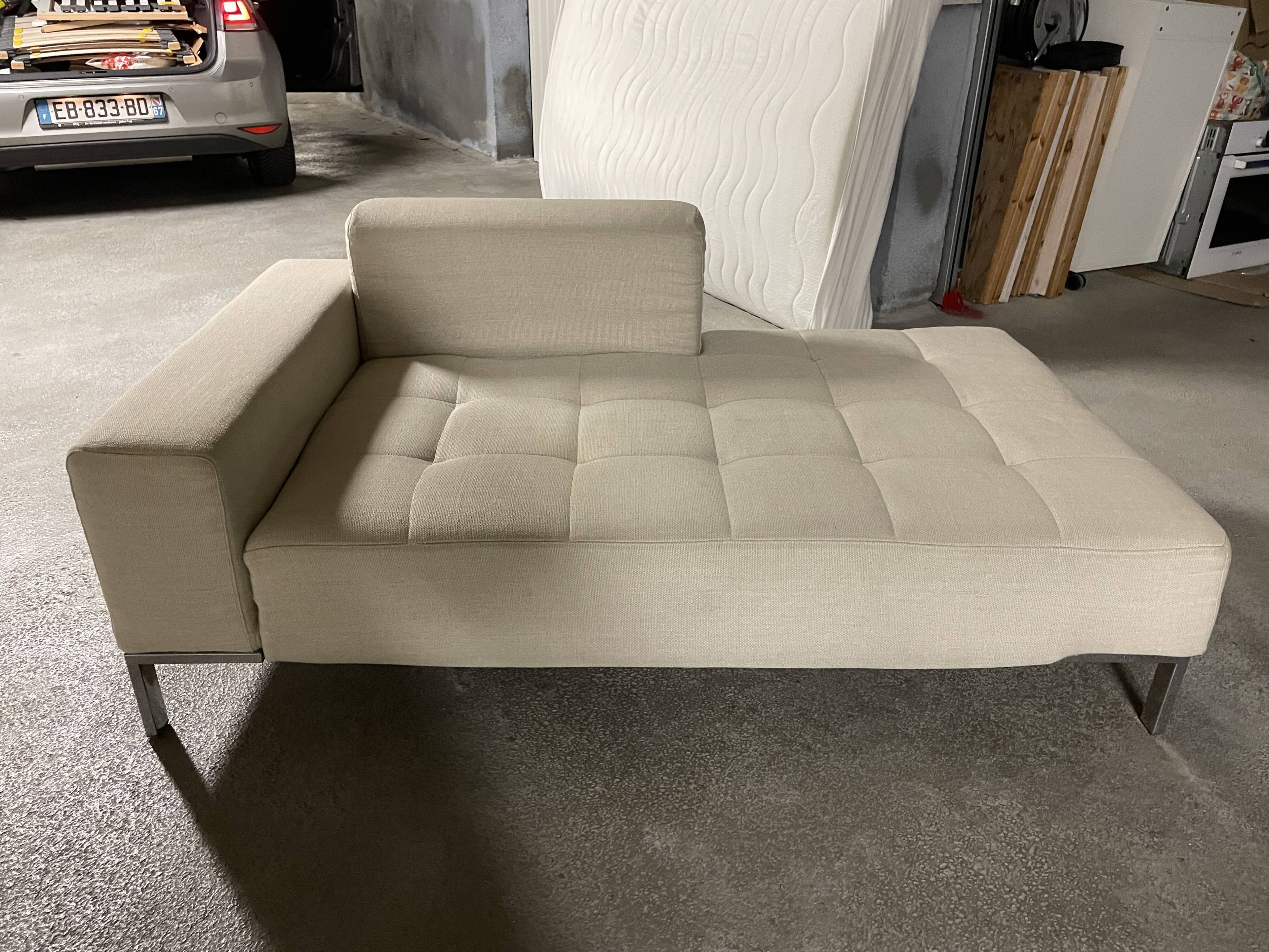 Sofa meridian Zanotti cream gray