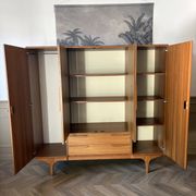 Vintage teak Scandinavian wardrobe
