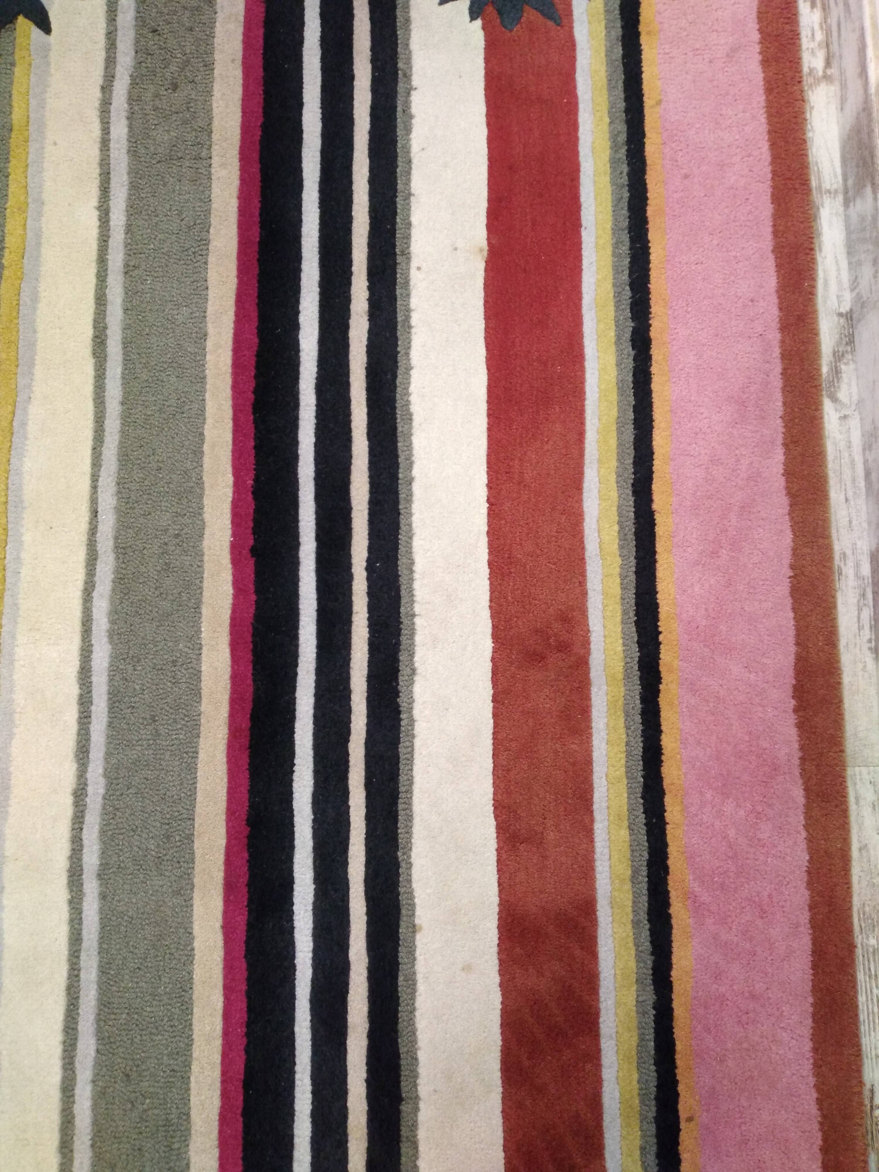 Kenzo rug "red pigalle" vintage