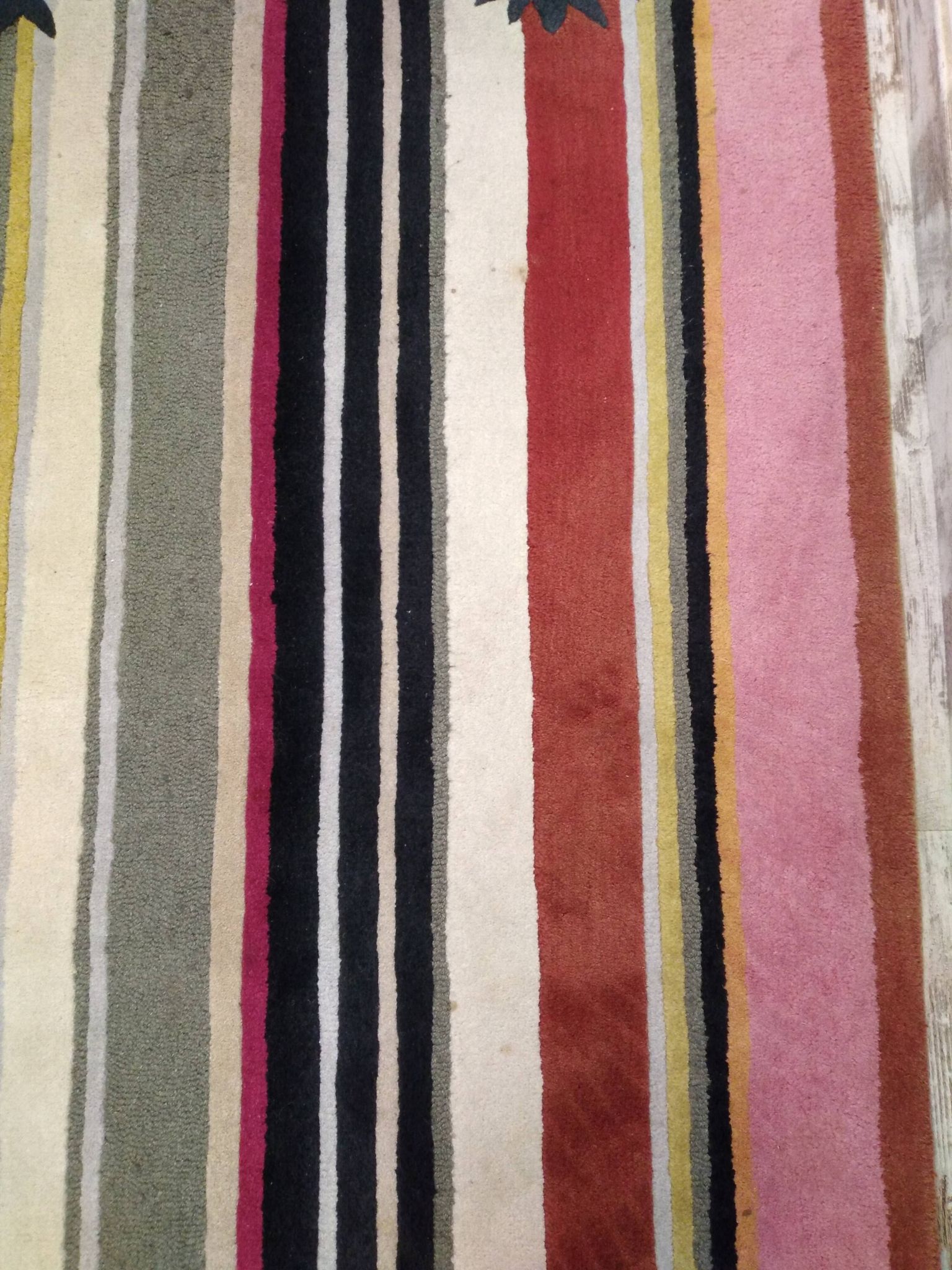 Tapis kenzo "pigalle rouge" vintage