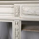 Old pharmacy furniture in grey lacquered oak, NINETEENTH