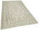 Handmade rustic oriental beige rug 163 x 267 cm