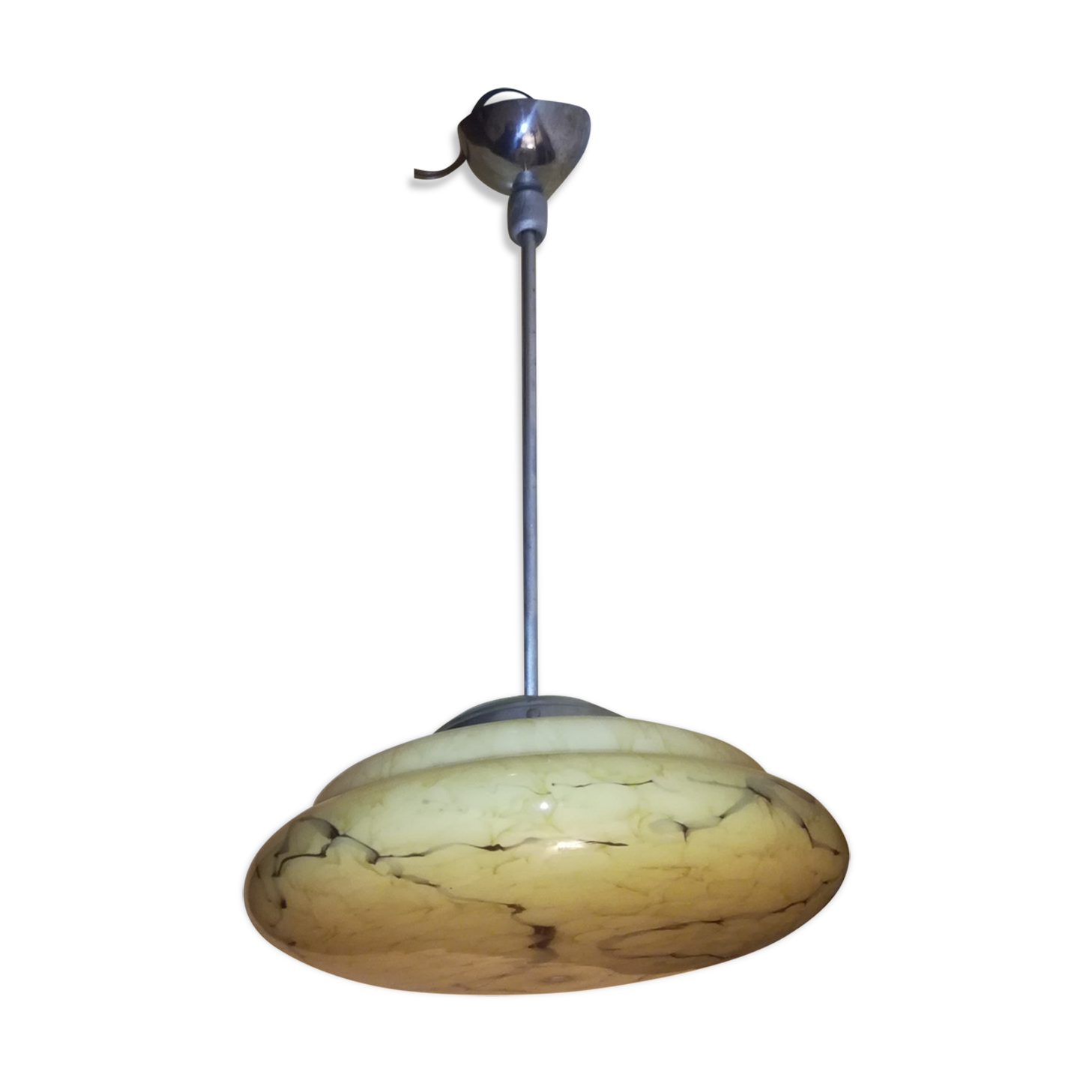 Suspension, glass paste, 50s