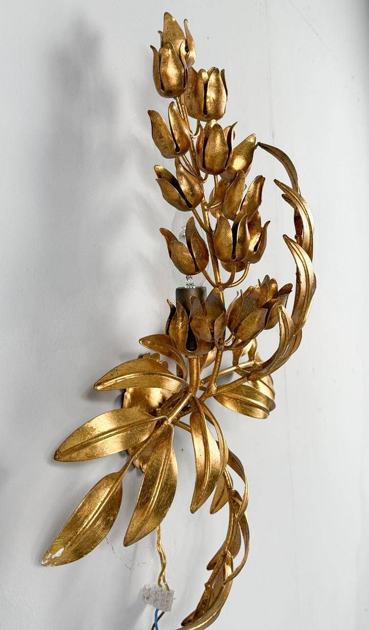 Hans Kögl. Wall lamp/ceiling lamp, 'Pioggia D'oro', Germany, 1960s.