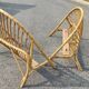 Rattan basket bed