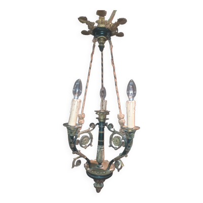 Lustre restauration en bronze