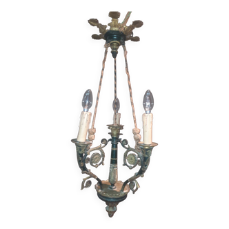Lustre restauration en bronze