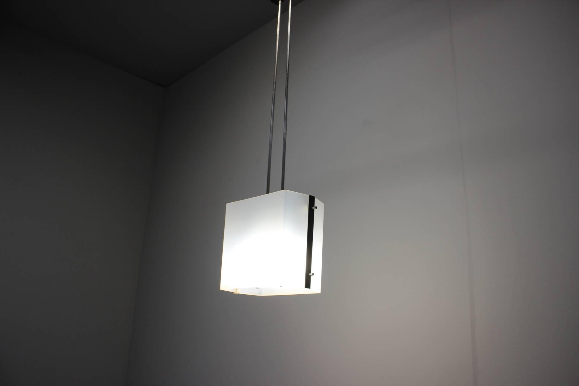 Mid-Century Geometric Pendant by Lidokov, 1970s, Czechoslovakia