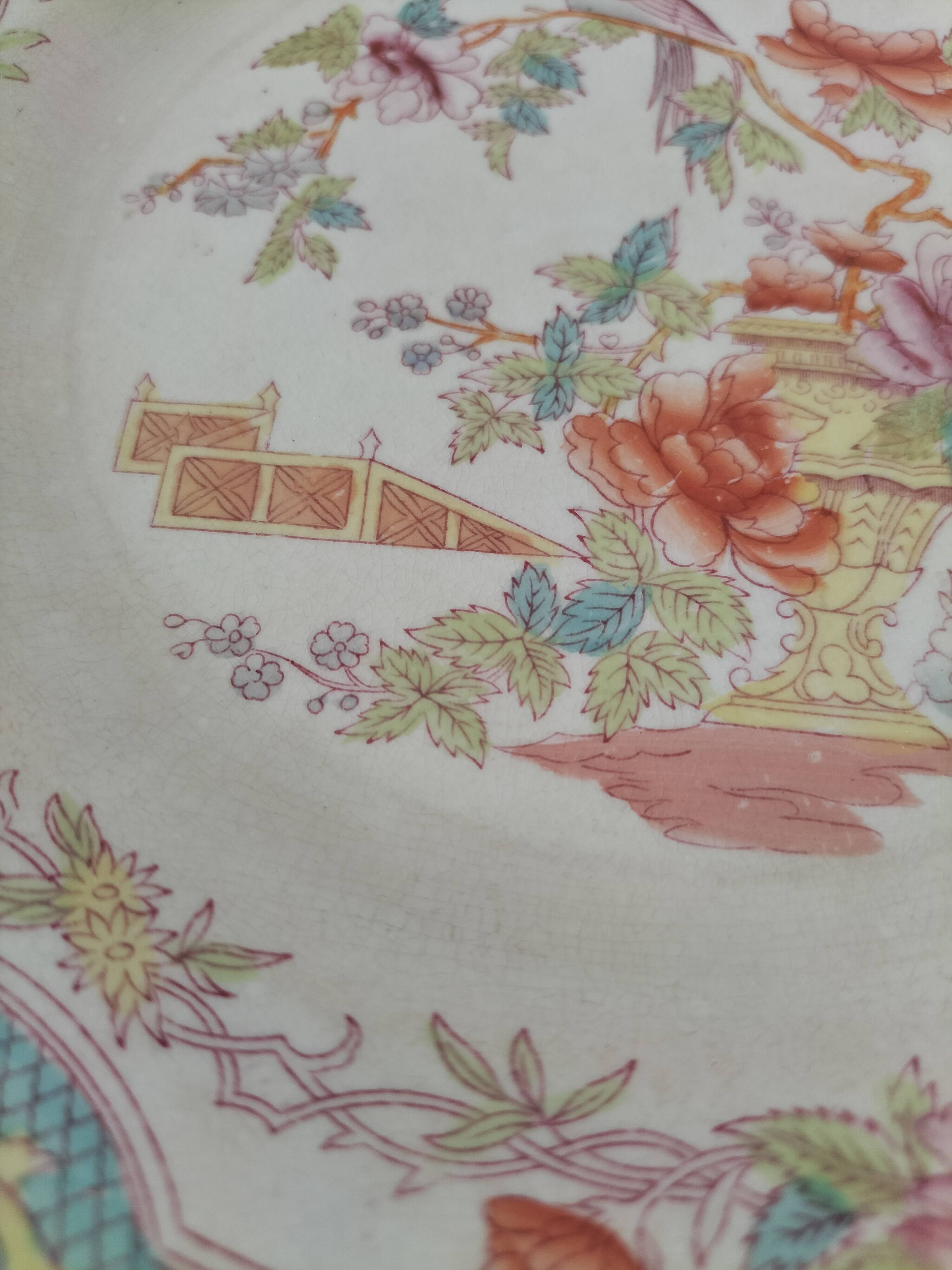 Vintage SCM Nankin pattern plate