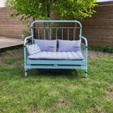 Wrought iron bench