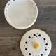 Vintage perforated ceramic box Arlux Belgium – 1960s/70s