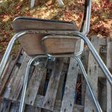 Brown formica chair