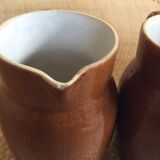 Série de 2 pots en grès