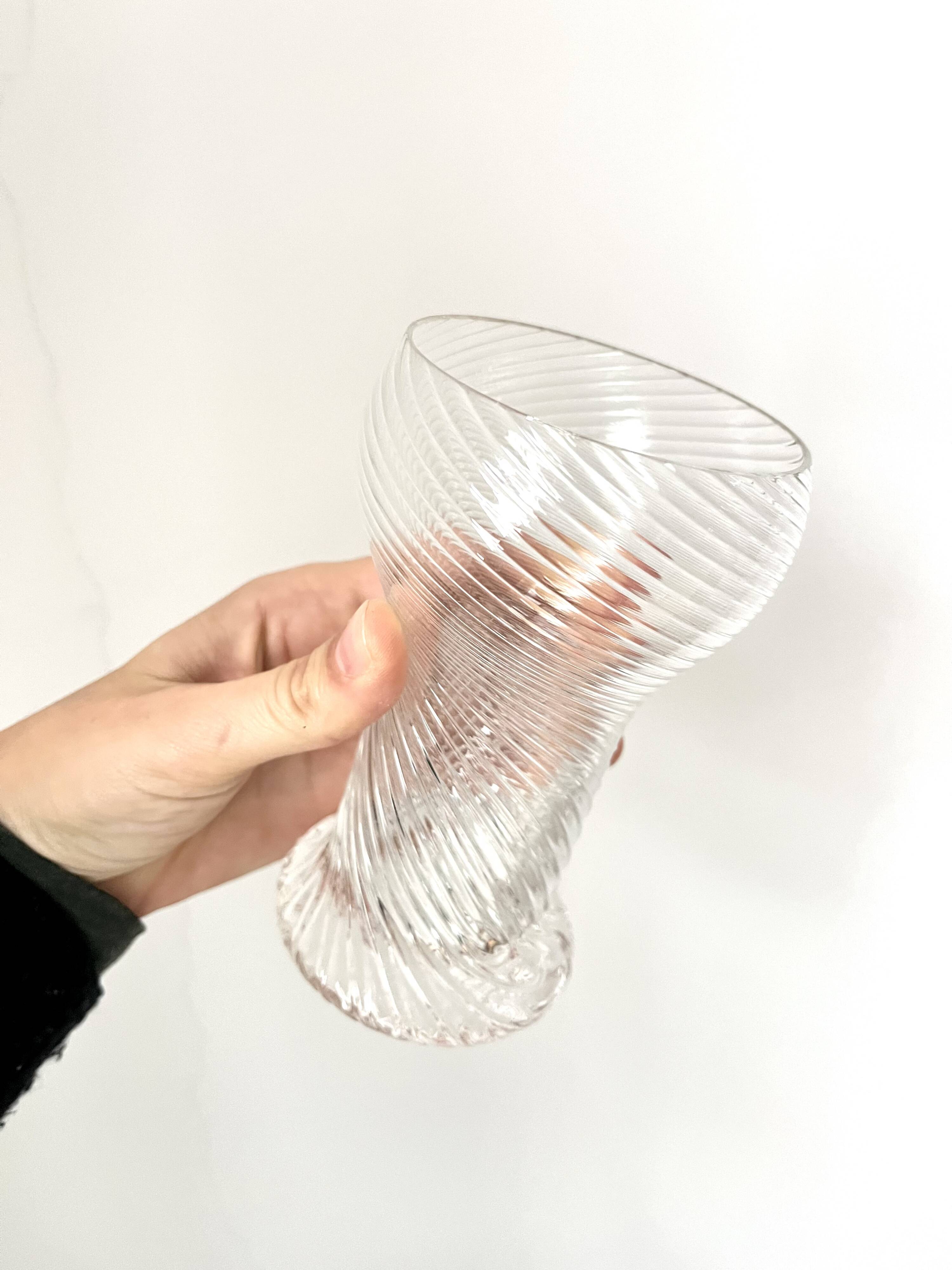 Lot de 5 verres vintage Rosenthal « Twist » Studio Line, Allemagne, années 1970