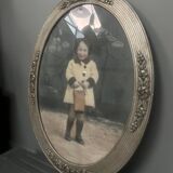 Old pastel portrait of a child
