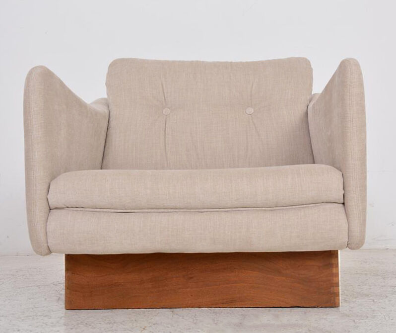Armchair "Dachshund" by Michel Mortier, Steiner edition 60s