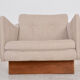 Armchair "Dachshund" by Michel Mortier, Steiner edition 60s