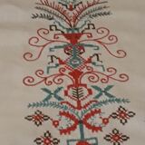 Embroidered cotton tablecloth 90s