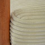 M ivory velvet armchair