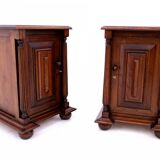 Pair of bedside tables, France, circa 1920.