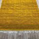 Traditional yellow Moroccan wool rug size 150 x 250 cm