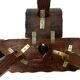 Vintage Spanish chair stool brutalist design