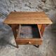 Compact French work table with bistro chair | Table circa 1900 | Chair circa 1950