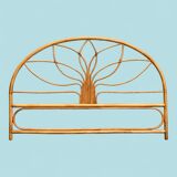 Vintage rattan headboard 1970 140cm