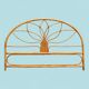 Vintage rattan headboard 1970 140cm