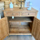 Small raw wood buffet