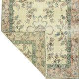 Anatolian handmade vintage rug 120 cm x 100 cm