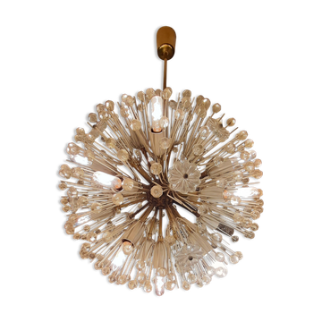 Lampe boule dorée/ blanche