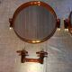 Ensemble 2 miroirs et 2 porte manteau année 70