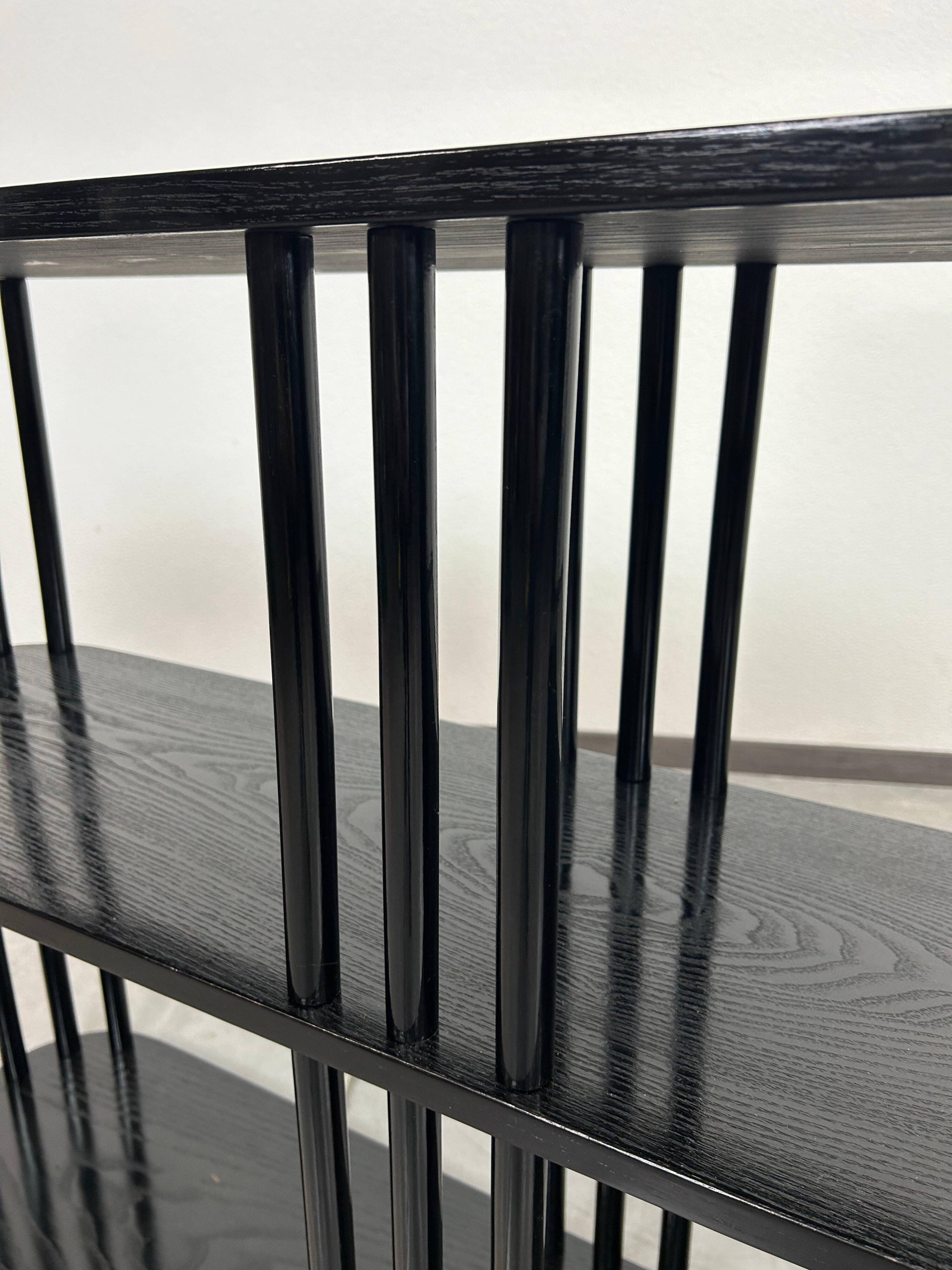 Black Art Deco shelf