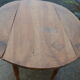 Oval dining table folding