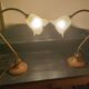 Pair of Art Nouveau style lamps
